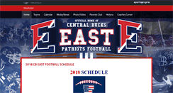 Desktop Screenshot of cbeastfootball.org